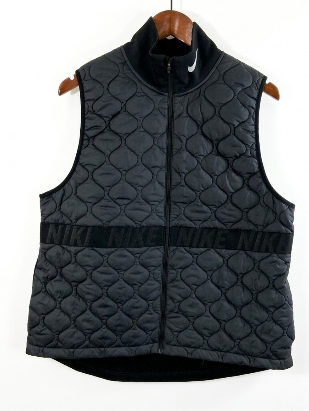 Nike AeroLayer Quilted Running Vest Black XL EUC